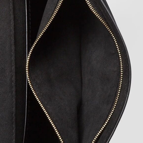 Louis Vuitton Black Leather Python Chain Louise Iris Blossom Clutch Bag - Picture 12 of 12